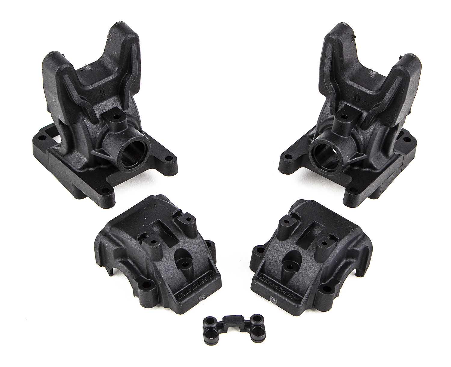 Etuvaihdelaatikko, 0 ja 2 tasauspyörästön korkeudet (92309) 1 Gearbox Front 0 and 2 Diff Heights (92309)