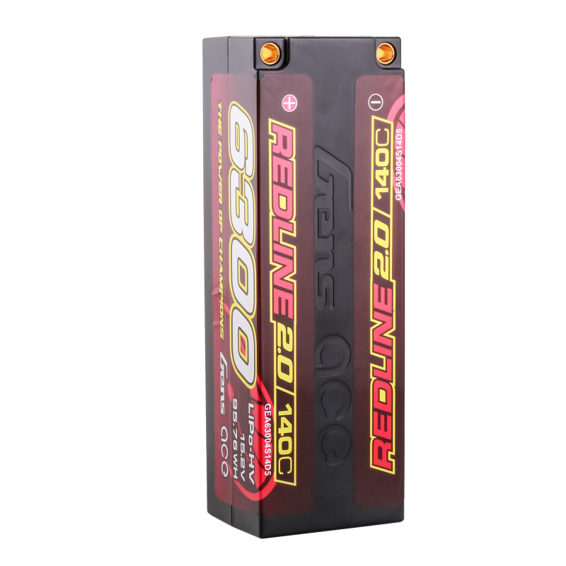 Gens ace Redline 2.0 Series 6300mAh 15.2V 140C 4S1P HardCase HV Lipo Battery Pack with Hardcase 3 Gens ace Redline 2.0 Series 6300mAh 15.2V 140C 4S1P HardCase HV Lipo Battery Pack with Hardcase