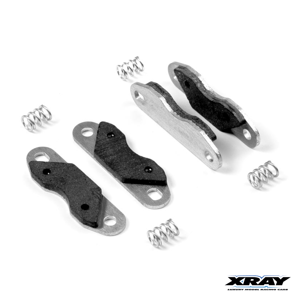 Glued Brake Pad Set - Ultra-Efficient (4) (354131) Xray 1 Glued Brake Pad Set - Ultra-Efficient (4) (354131) Xray