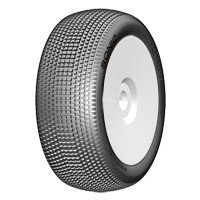 GRP 1:8 BU - SONIC - ExtraSoft - New Closed Cell Insert - Mounted on New Closed White Wheel - (2)