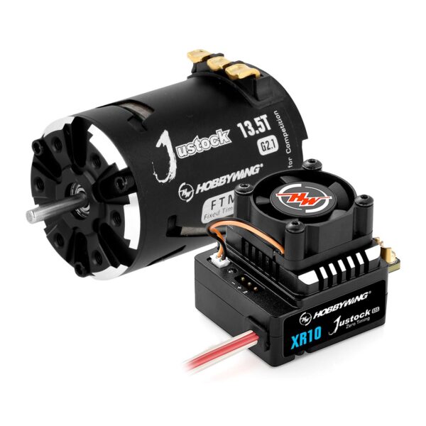 Hobbywing XERUN Justock Combo - XR10 G3S ESC + 13.5T Brushless G2.1 Motor