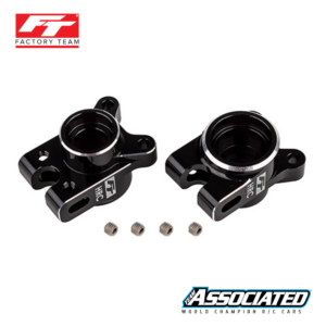 Hub Set Rear HRC RC10B7 FT - Black - Team Associated 92474