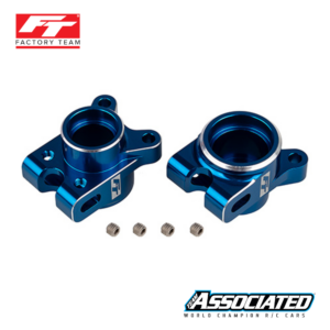 Hub Set Rear RC10B7 FT - Blue - Team Associated 92471