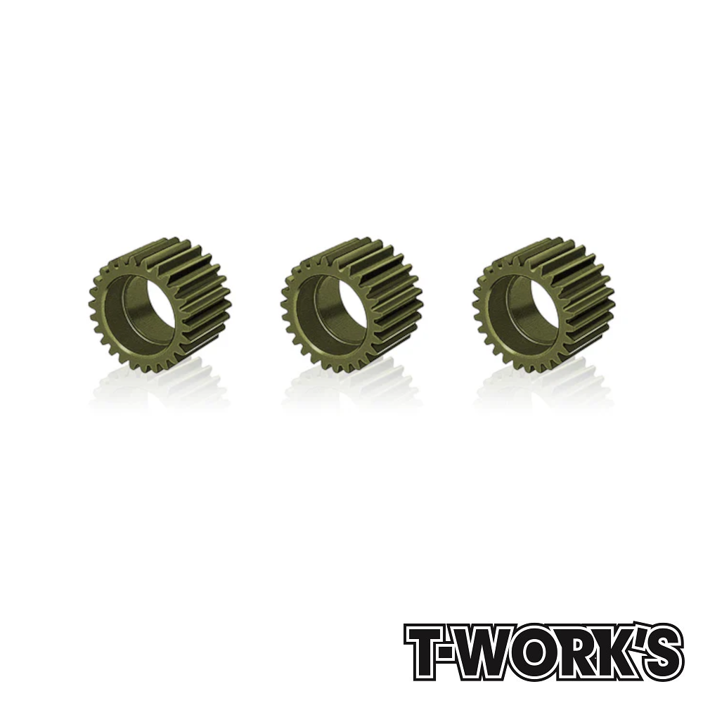 Idler Gear Hard Coated Alum. (RC10B7) T-Work's 1 Idler Gear Hard Coated Alum. (RC10B7) T-Work's