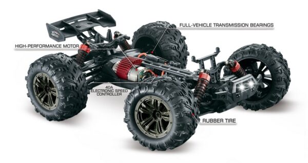 Absima 1:16 Truggy RACER RTR 4wd (black/orange)
