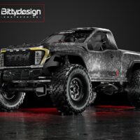 ROCK1 1/10 clear body for 313mm (12,3") Rock Crawler, Pre-Cut (CR-RK1)