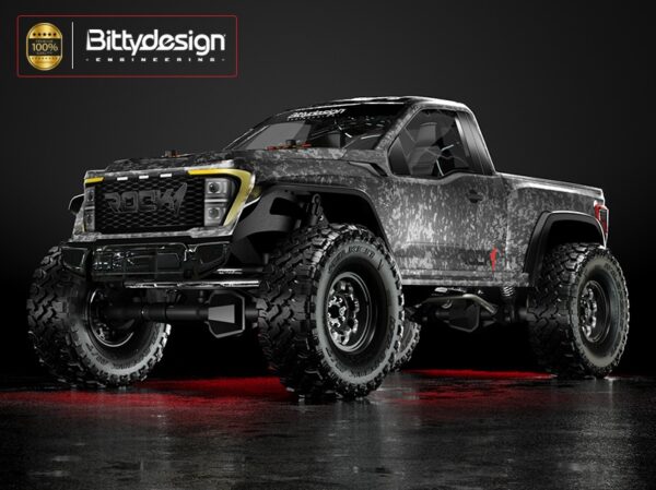 ROCK1 1/10 clear body for 313mm (12,3") Rock Crawler, Pre-Cut (CR-RK1)