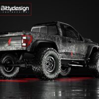 ROCK1 1/10 clear body for 313mm (12,3") Rock Crawler, Pre-Cut (CR-RK1)