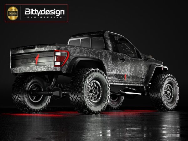 ROCK1 1/10 clear body for 313mm (12,3") Rock Crawler, Pre-Cut (CR-RK1)