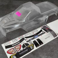 ROCK1 1/10 clear body for 313mm (12,3") Rock Crawler, Pre-Cut (CR-RK1)