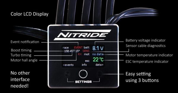 Elceram Nitride 1/10 Competition Brushless ESC