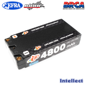 IP 4800mAh 120C 7.6V LiPo 2S Intellect Graphene 2024 "MC3" LCG HV Shorty (5mm, 165g)