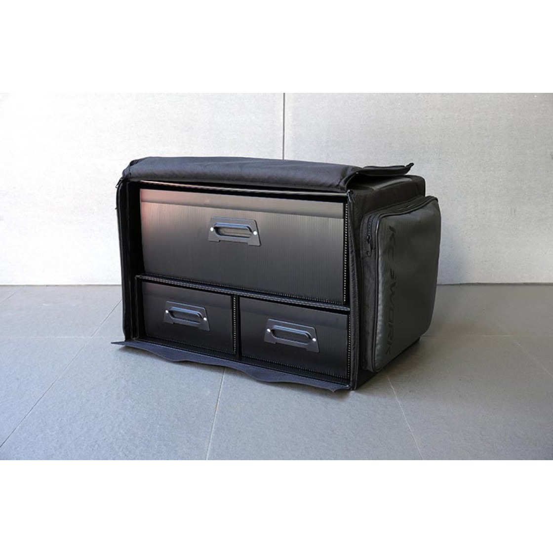 Koswork 1/10 Compact 3 Drawer PP Frame Buggy Bag (1/10, 1 Large & 2 Medium) 2 Koswork 1/10 Compact 3 Drawer PP Frame Buggy Bag (1/10, 1 Large & 2 Medium)