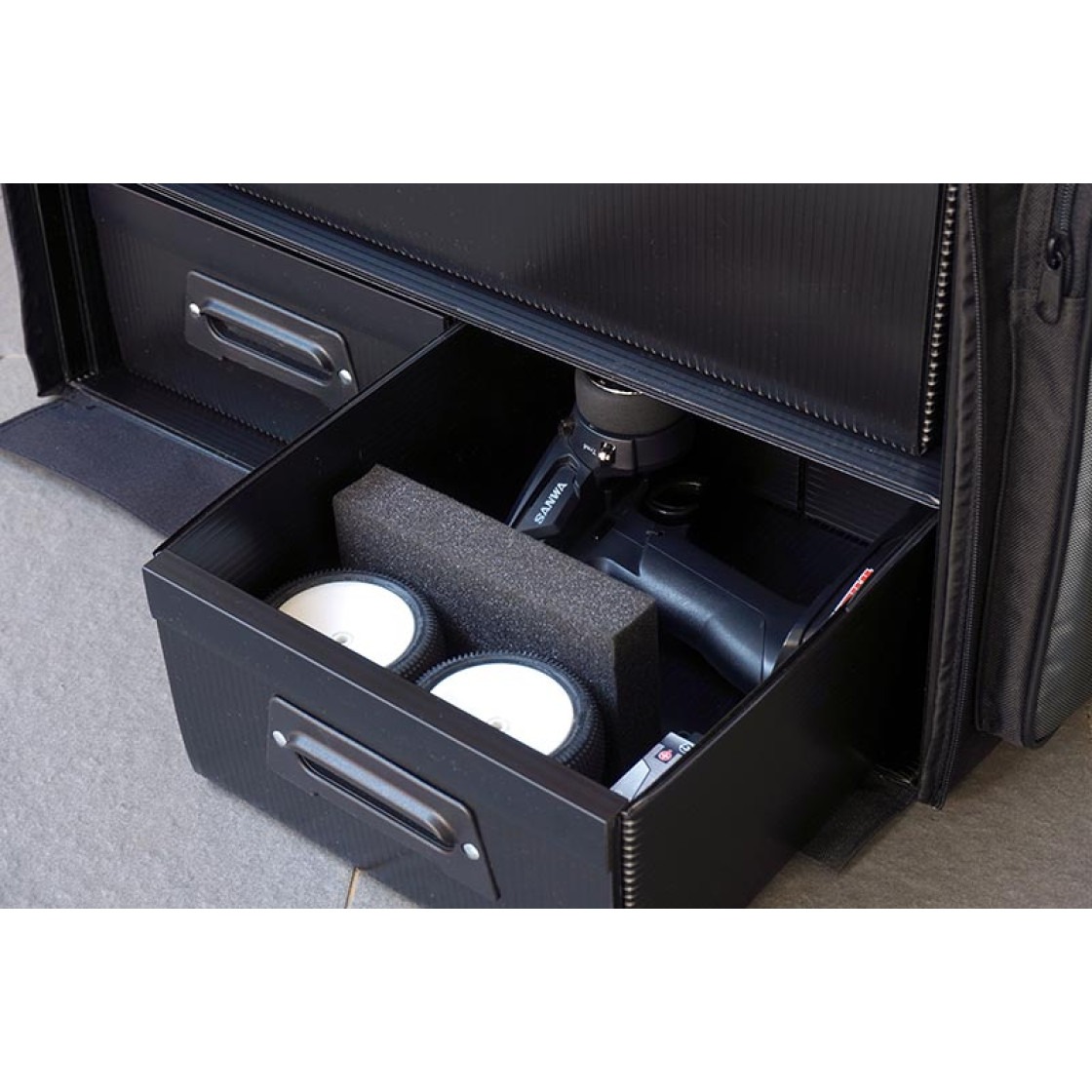 Koswork 1/10 Compact 3 Drawer PP Frame Buggy Bag (1/10, 1 Large & 2 Medium) 7 Koswork 1/10 Compact 3 Drawer PP Frame Buggy Bag (1/10, 1 Large & 2 Medium)