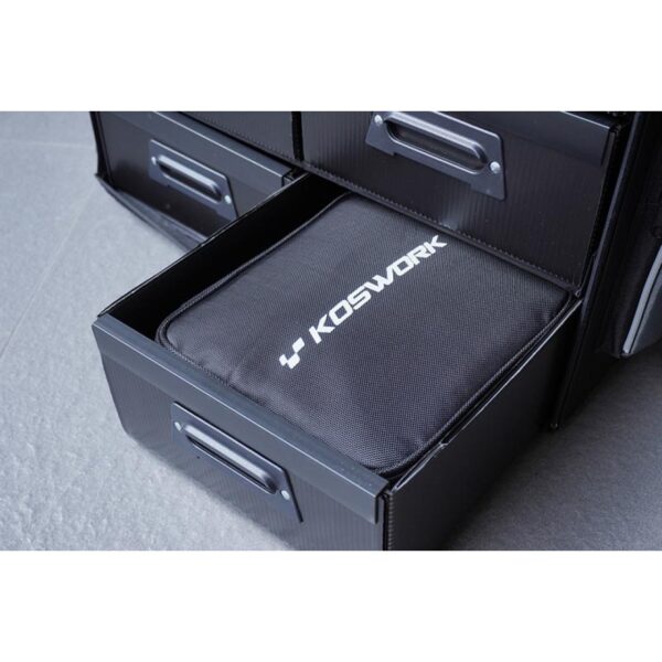 Koswork 260x230x95mm Hard Frame Tool/Charger Bag/Equipment Case (w/partition plates)