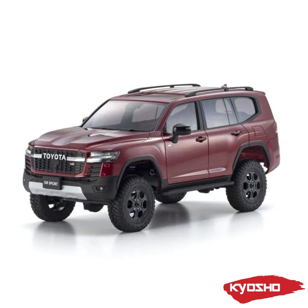 Kyosho Mini-Z 4x4 Toyota Land Cruiser 300 GR SPORT Dark Red Mica Metallic RTR 1:24 RC Crawler 2 Kyosho Mini-Z 4X4 MX-01 Toyota Land Cruiser GR Sport Dark Red Mica (KT531P)
