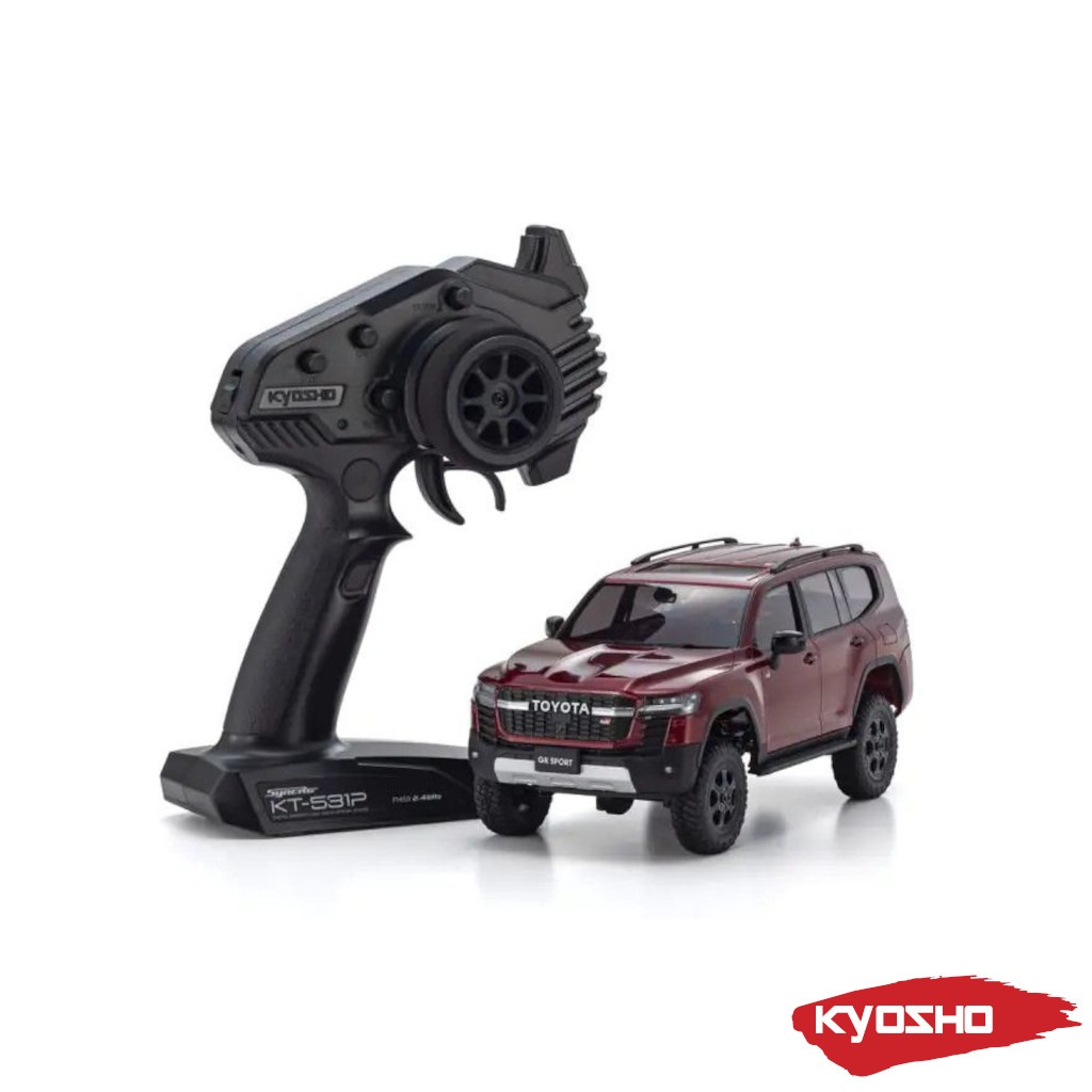 Kyosho Mini-Z 4x4 Toyota Land Cruiser 300 GR SPORT Dark Red Mica Metallic RTR 1:24 RC Crawler 3 Kyosho Mini-Z 4x4 Toyota Land Cruiser 300 GR SPORT Dark Red Mica Metallic RTR 1:24 RC Crawler