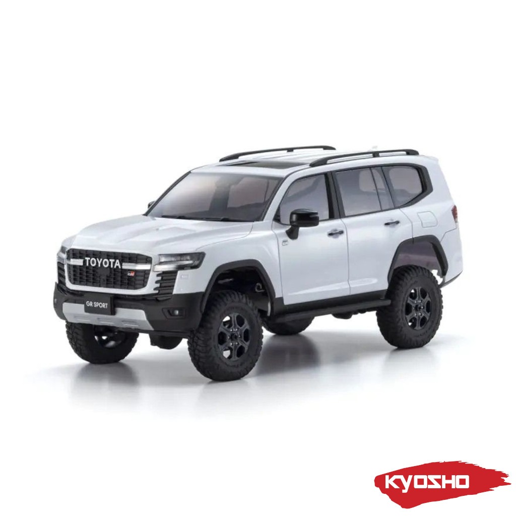 Kyosho Mini-Z 4x4 Toyota Land Cruiser 300 GR SPORT Precious White Pearl RTR 1:24 RC Crawler 2 Kyosho Mini-Z 4x4 Toyota Land Cruiser 300 GR SPORT Precious White Pearl RTR 1:24 RC Crawler