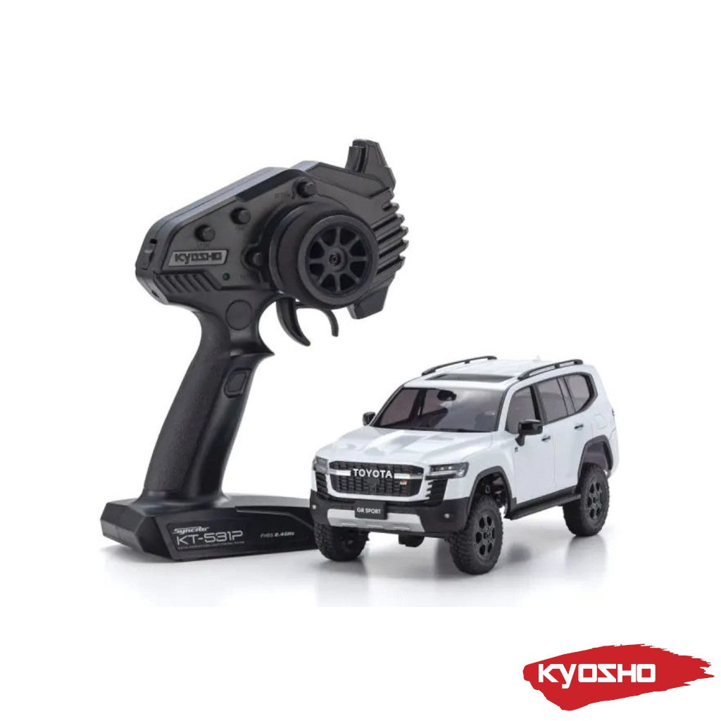 Kyosho Mini-Z 4x4 Toyota Land Cruiser 300 GR SPORT Precious White Pearl RTR 1:24 RC Crawler 3 Kyosho Mini-Z 4x4 Toyota Land Cruiser 300 GR SPORT Precious White Pearl RTR 1:24 RC Crawler