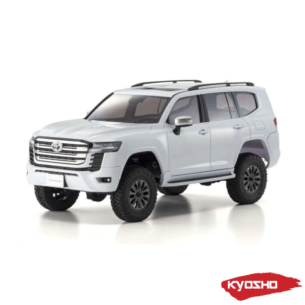 Toyota Mini-Z Kyosho Mini-Z 4x4 Toyota Land Cruiser 300 Precious White Pearl RTR 1:24 RC Crawler** 2 Kyosho Mini-Z 4x4 Toyota Land Cruiser 300 Precious White Pearl RTR 1:24 RC Crawler**