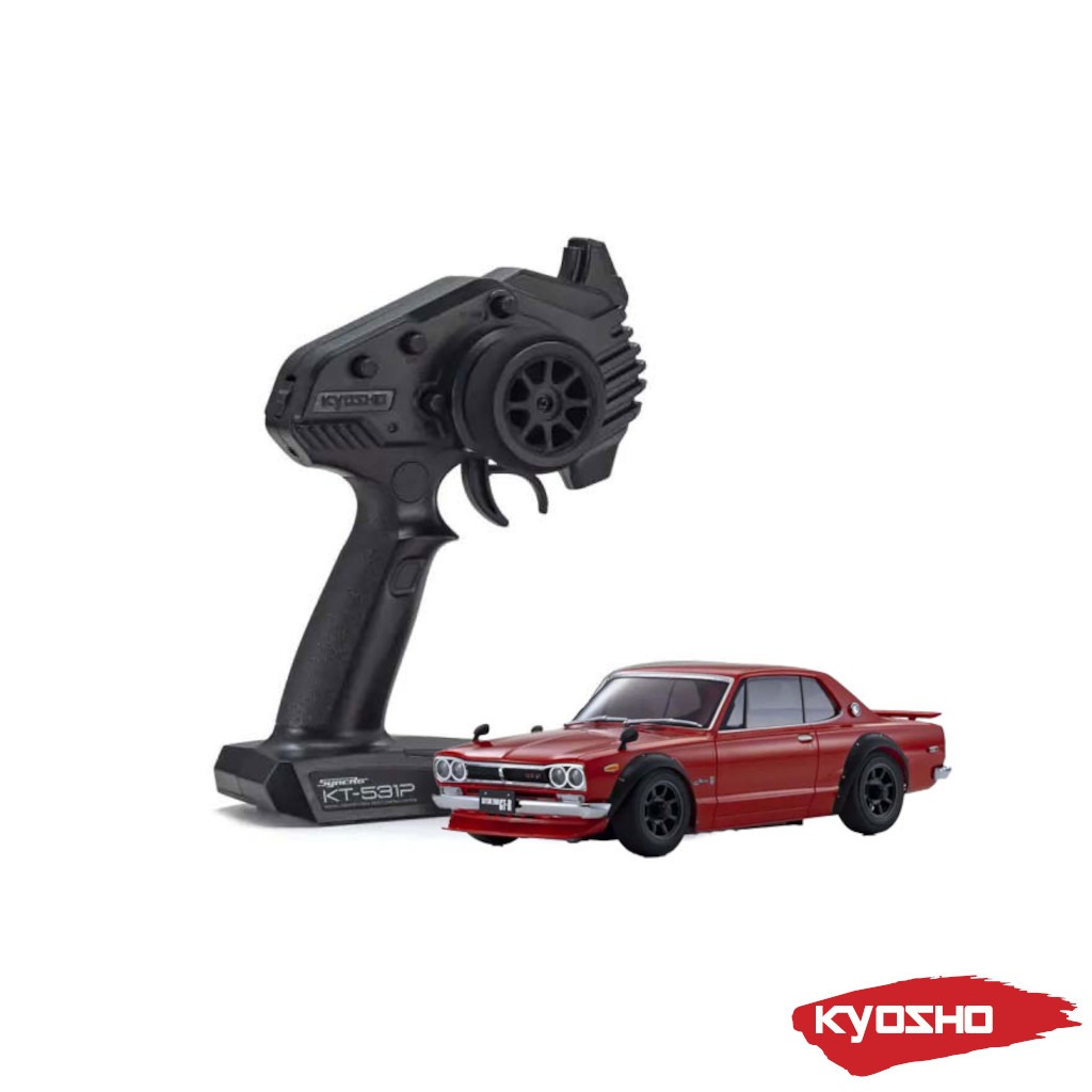 Kyosho Mini-Z AWD Nissan Skyline 2000GT-R KPGC10 Tuned Ver. Readyset - Punane - 32636R 2 Kyosho Mini-Z AWD Nissan Skyline 2000GT-R KPGC10 Tuned Ver. Readyset - Punane - 32636R