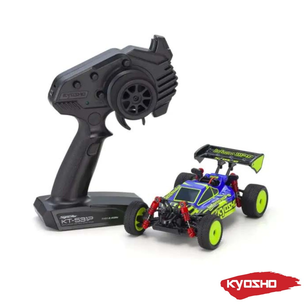 Kyosho Mini-Z MB010 Readyset 4WD Inferno MP9 TKI3 Blue-Yellow 2 Kyosho Mini-Z MB010 Readyset 4WD Inferno MP9 TKI3 Blue-Yellow