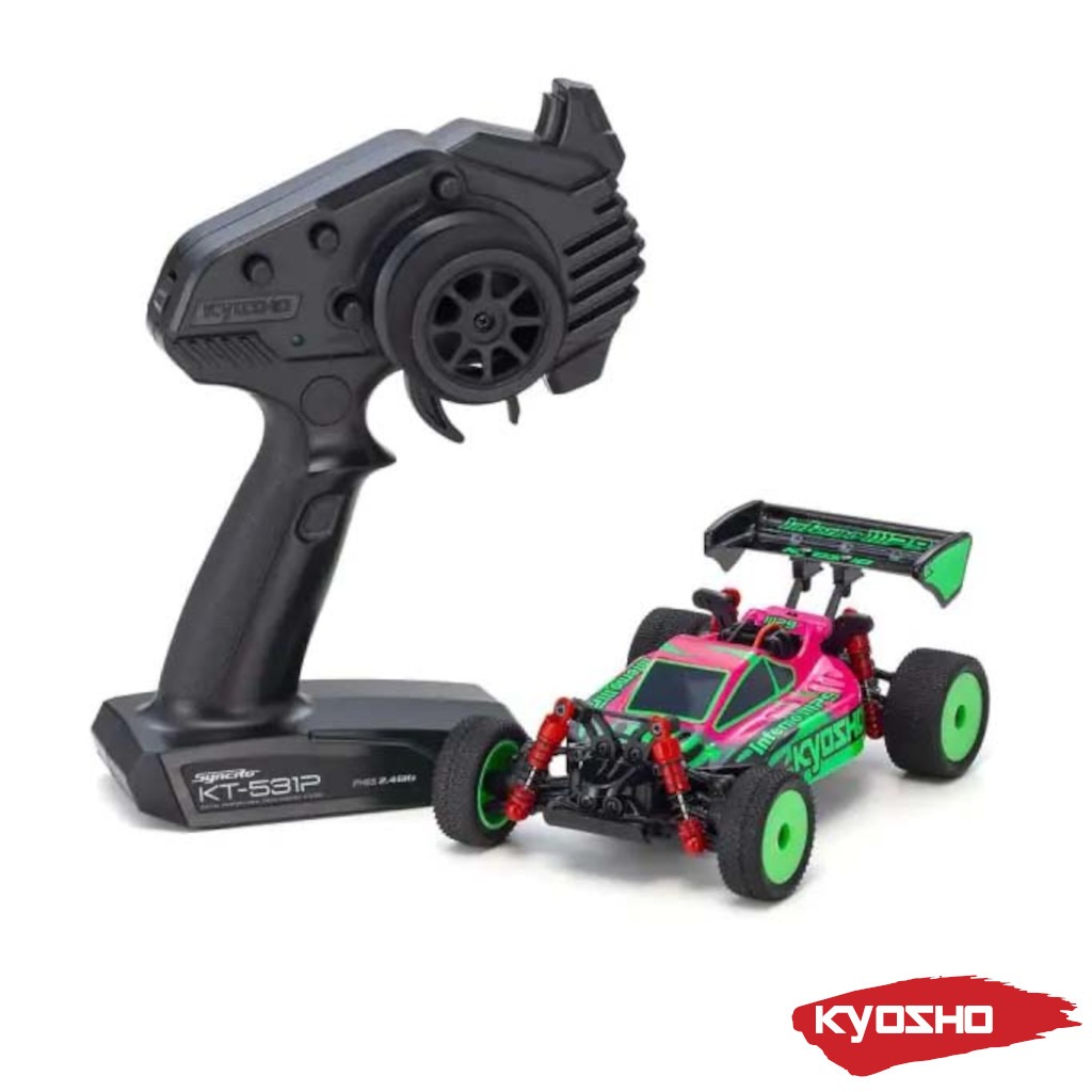 Kyosho Mini-Z MB010 Readyset 4WD Inferno MP9 TKI3 Pink-Green 1 Kyosho Mini-Z MB010 Readyset 4WD Inferno MP9 TKI3 Pink-Green