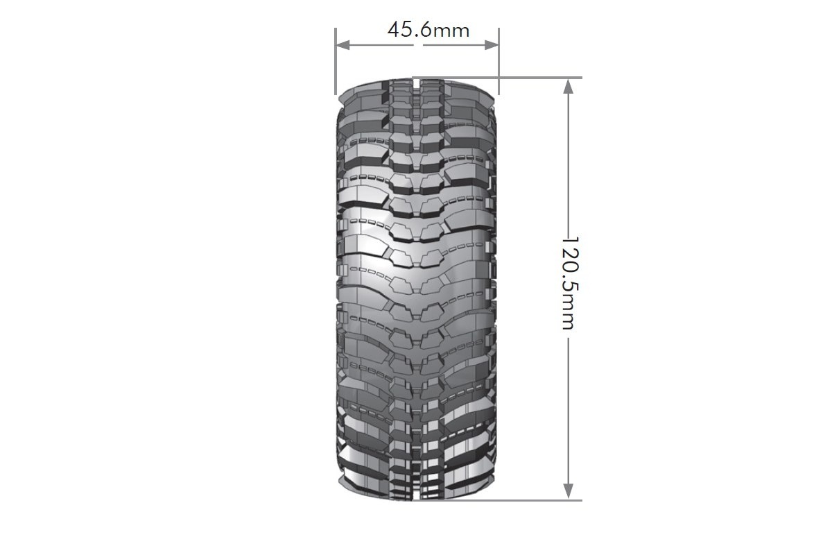 Louise CR-Champ 1.9 Crawler Tires with Insert (2pcs) 1 Louise CR-Champ 1.9 Crawler Tires with Insert (2pcs)