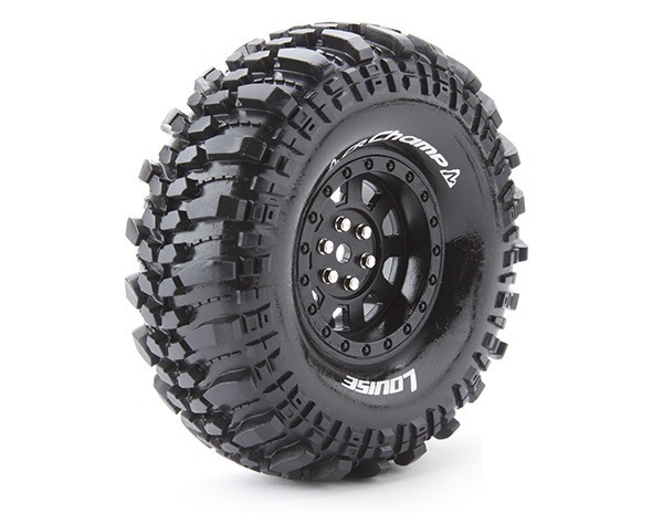 Louise Tire & Wheel CR-Champ 1.9" Black Crawler (2) 1 Louise Tire & Wheel CR-Champ 1.9" Black Crawler (2)