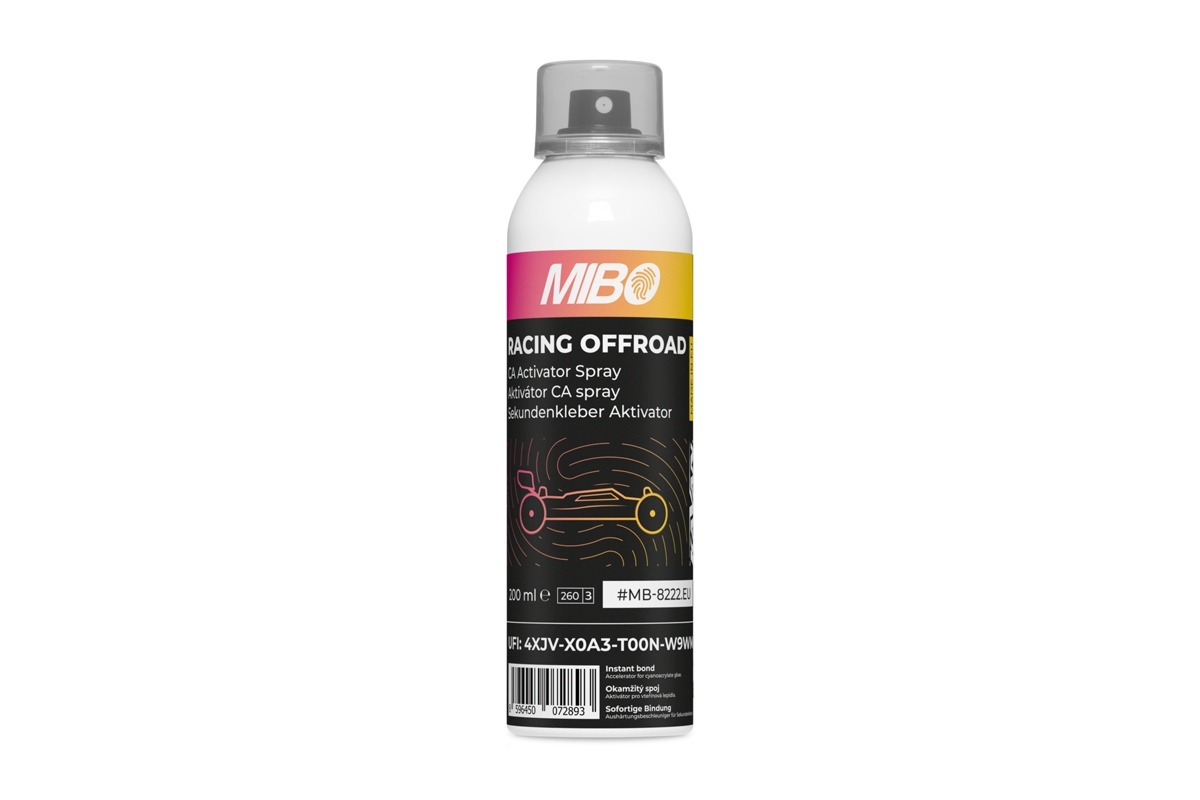 MIBO Racing Offroad CA Activator Spray (200ml) 1 MIBO Racing Offroad CA Activator Spray (200ml)