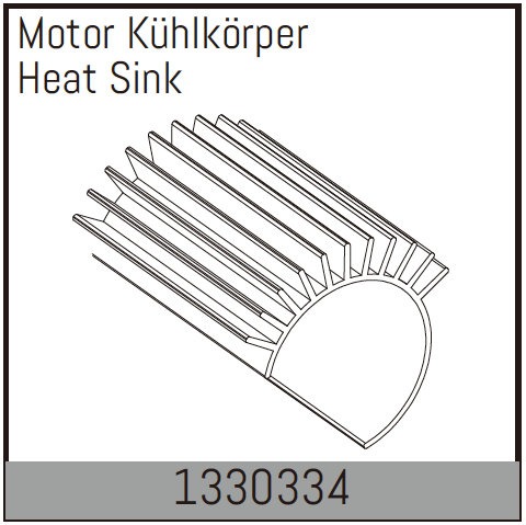 Motor Heat Sink (1330334) Absima 1 Motor Heat Sink (1330334) Absima