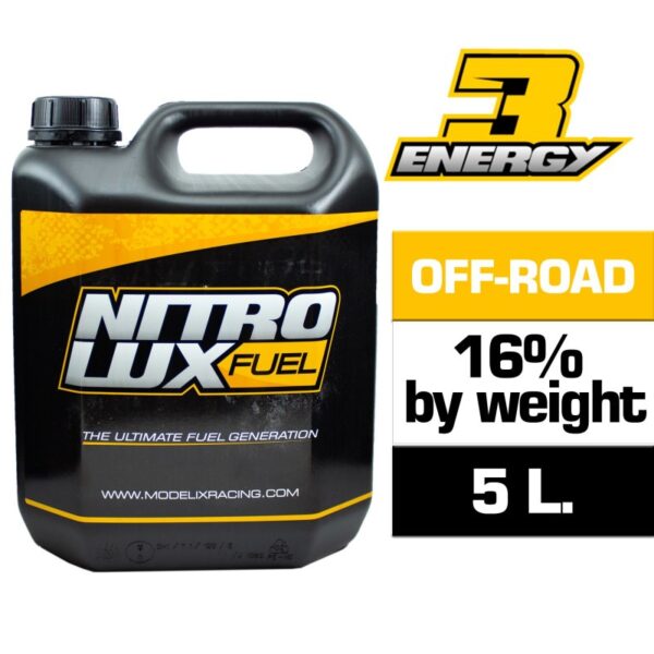 Nitrolux Energy3 Off Road Pro 16% Weight (5L) No Licence