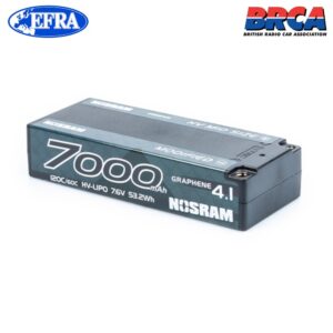 Nosram 7000mAh 7.6V 120C 2S LiPo Battery Long Shorty (5mm,261g)
