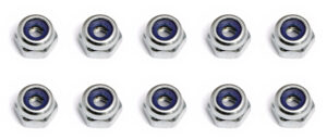 Nuts M2.5 Nylock (10) - Silver - Team Associated 89215