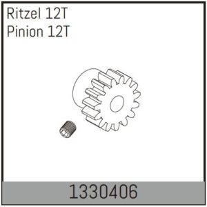 Pinion Gear 12T (1330406) Absima