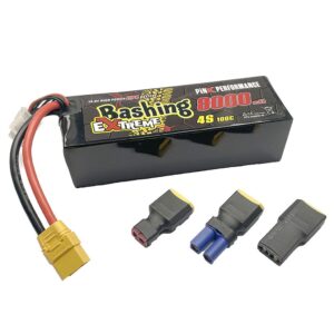 Pink Extreme Bashing LiPo 4S Battery 8000mAh 14.8V 760g