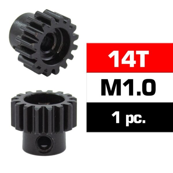 Ultimate Racing Mod.1 Pinion 5mm (HSS Steel) 14T
