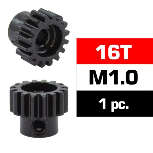 Ultimate Racing Mod.1 Pinion 5mm (HSS Steel) 16T