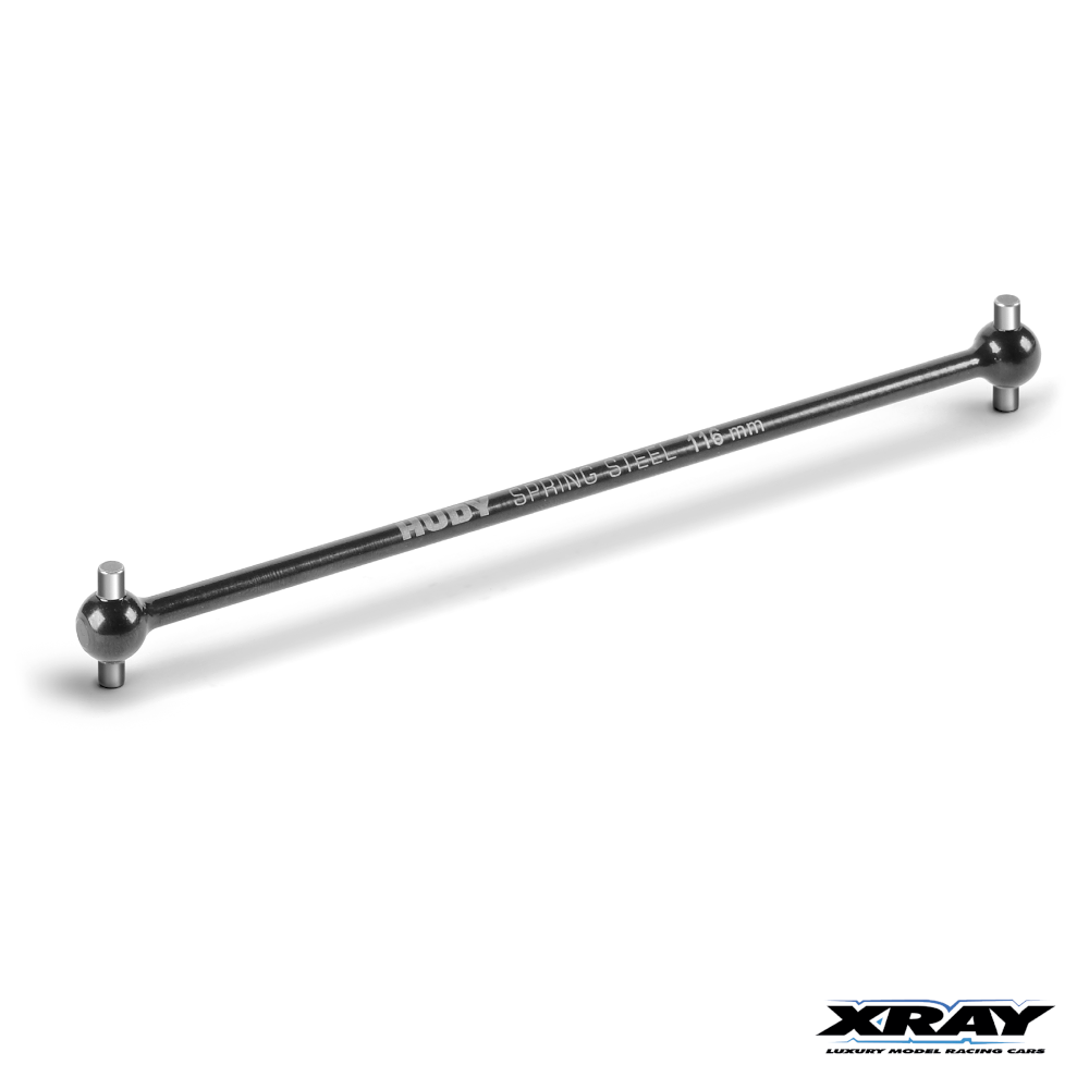 Rear Central Dogbone Drive Shaft 116mm - Hudy Spring Steel™ (355632) Xray 1 Rear Central Dogbone Drive Shaft 116mm - Hudy Spring Steel™ (355632) Xray