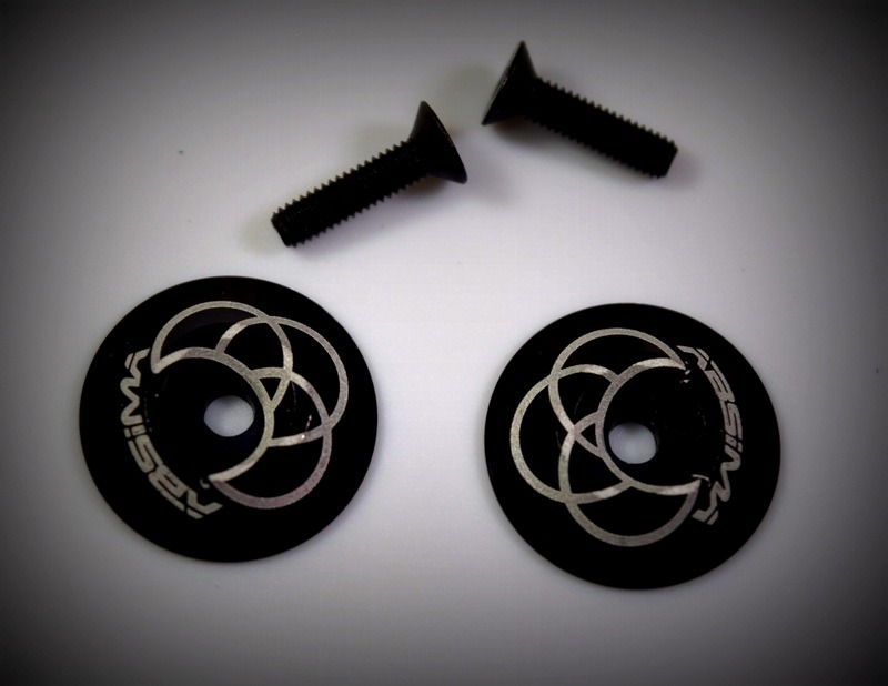 Rear wing Alu. Washer, black (2) 1 Rear wing Alu. Washer, black (2)