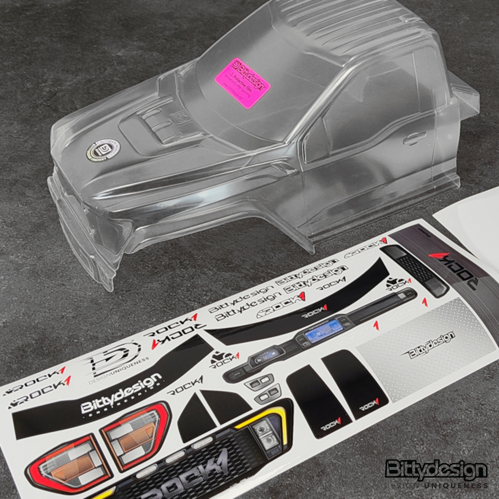 ROCK1 1/10 'Cab-Only' body for Rock Crawler, Pre-Cut (BDCR-RK1-C) 1 ROCK1 1/10 'Cab-Only' body for Rock Crawler, Pre-Cut (BDCR-RK1-C)