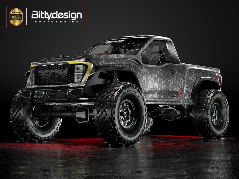ROCK1 1/10 klare Karosserie für 313 mm (12,3") Rock Crawler, vorgeschnitten (CR-RK1) 3 ROCK1 1/10 klare Karosserie für 313 mm (12,3") Rock Crawler, vorgeschnitten (CR-RK1)