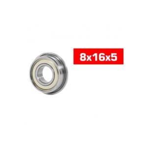 8x16x5mm Kuullaager 2MS Randiga (1) Ultimate Racing