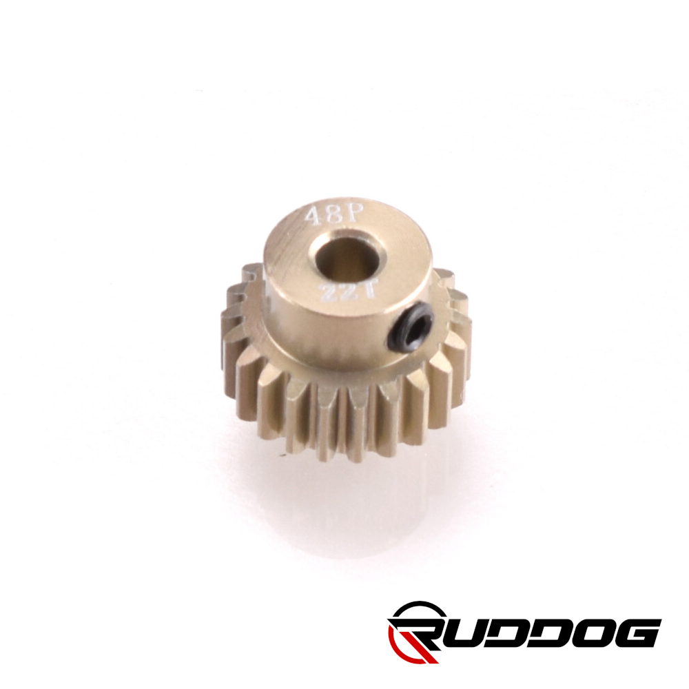 Ruddog 22T 48dp Alu Pinion #RP-0022 1 Ruddog 22T 48dp Alu Pinion #RP-0022