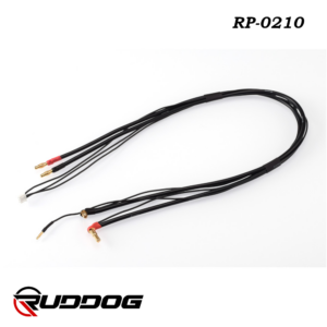 RUDDOG 2S Charging Lead 60cm (4/5mm,2mm)(4mm,3PIN-XH) #RP-0210