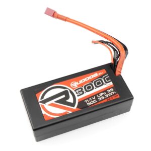 3000mAh 50C 11.1V 3S Ruddog LiPo Short Stick Pack Battery (T-Plug)