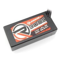 3000mAh 50C 7.4V 2S Ruddog Lipo Short Stick Pack Battery (T-Plug)