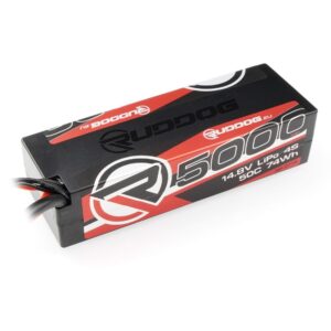 Ruddog 5000mAh 50C 14.8V 4S LiPo Stick Pack Battery (T-Plug) #RP-0773