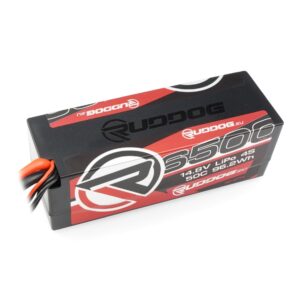 6500mAh 50C 14.8V 4S Ruddog LiPo Stick Pack Battery (T-Plug)