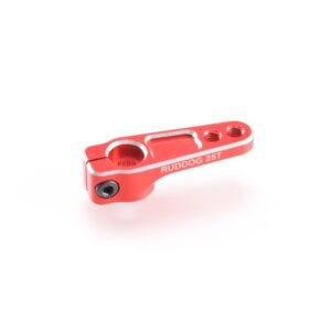 RUDDOG Aluminium Servo Horn 25T Punane